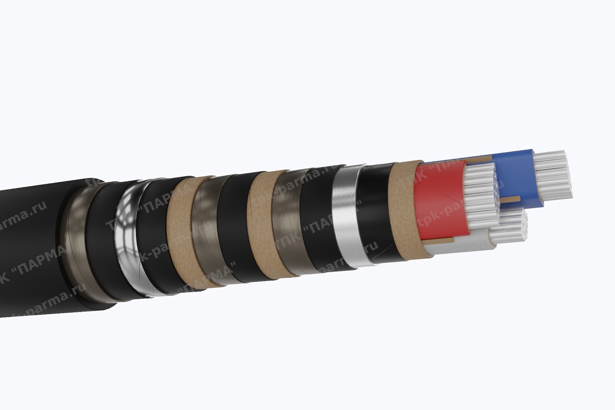 Фотография провода Кабель ААБ2лШв 3х50 - 10кВ