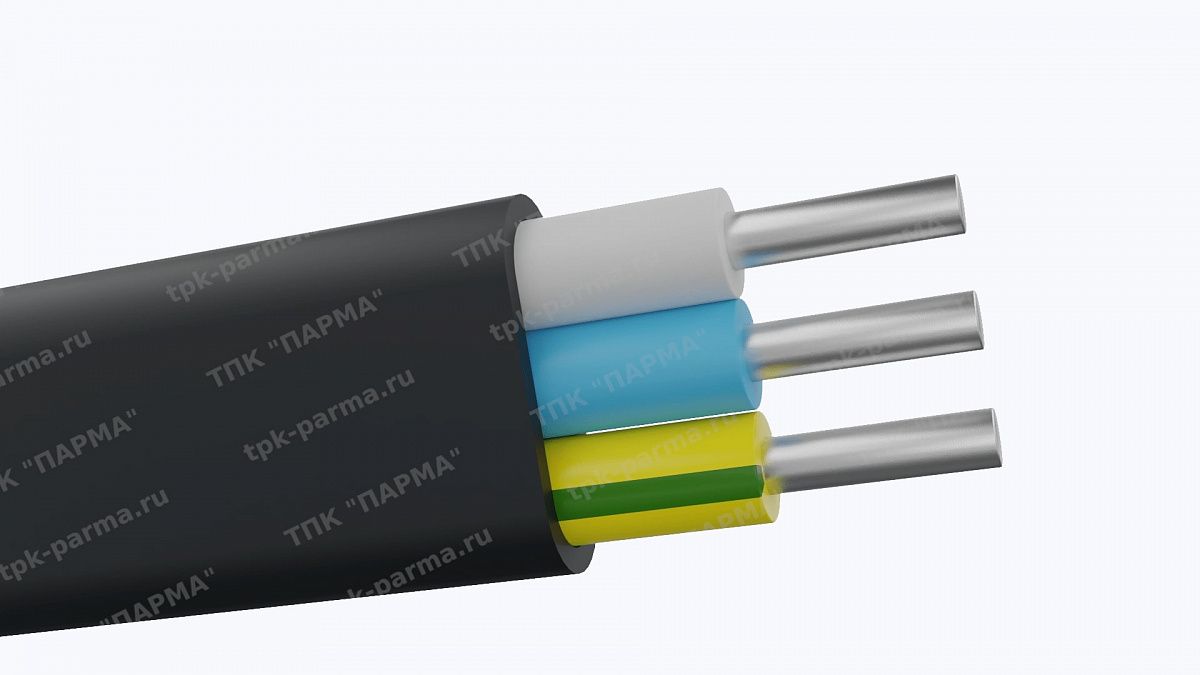 Фотография провода Кабель АВВГнг-LS-П 3х2,5