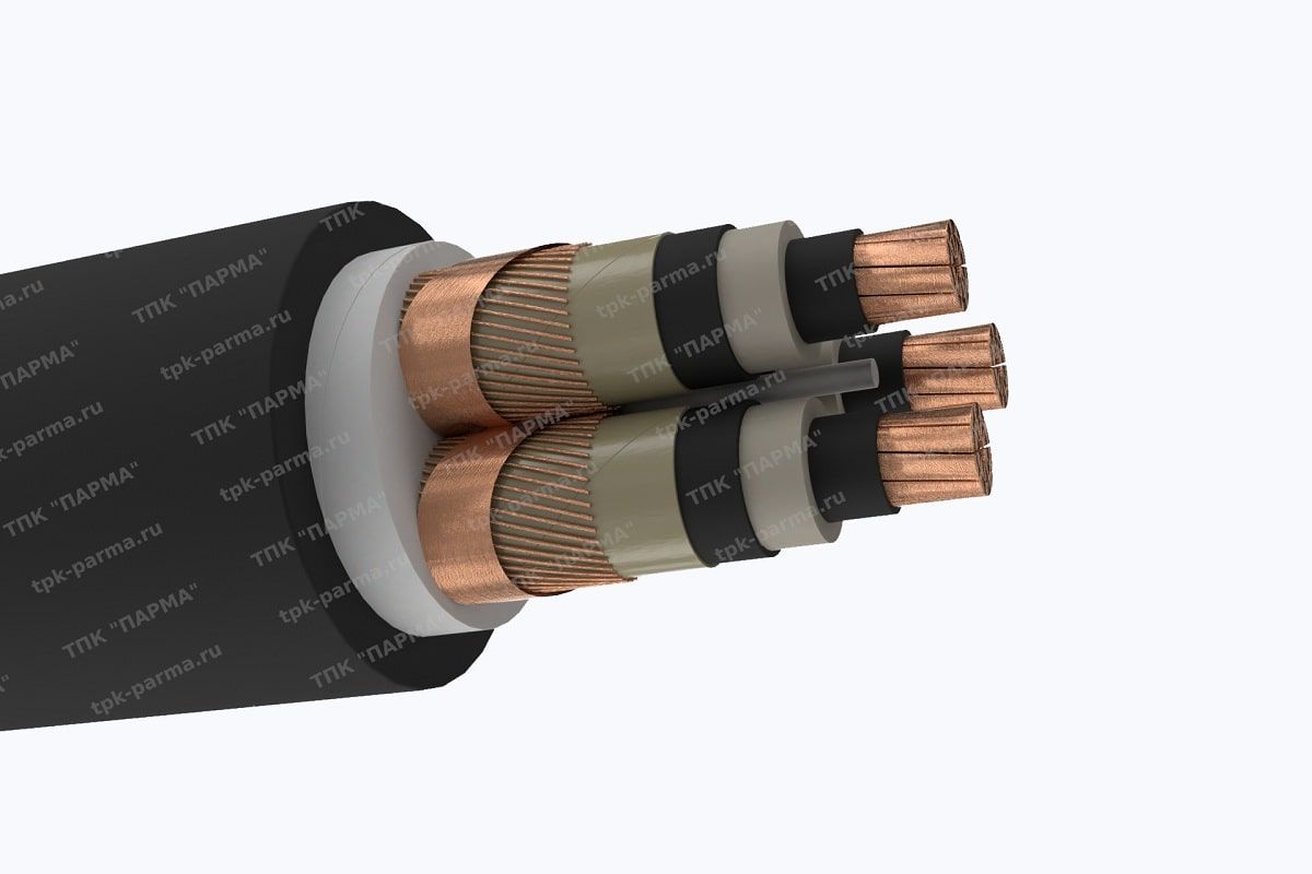 Фотография провода Кабель ПвПг 3х185/25 - 6кВ