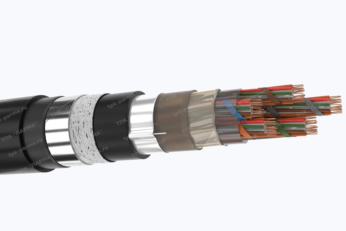 Фотография провода Кабель ТППэпЗБбШп 30х2х0,64