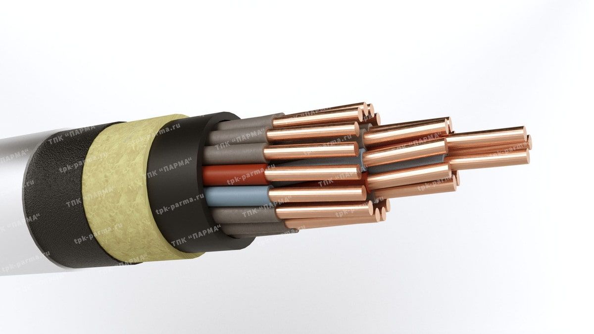 Фотография провода Кабель КПВБГ 27х0,75