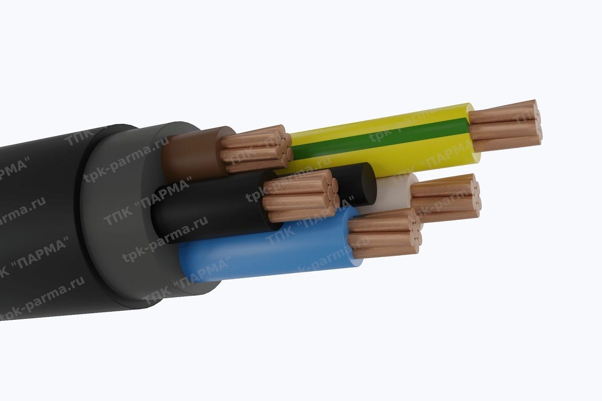 Фотография провода Кабель ВВГнг-ХЛ 5х95 - 1кВ