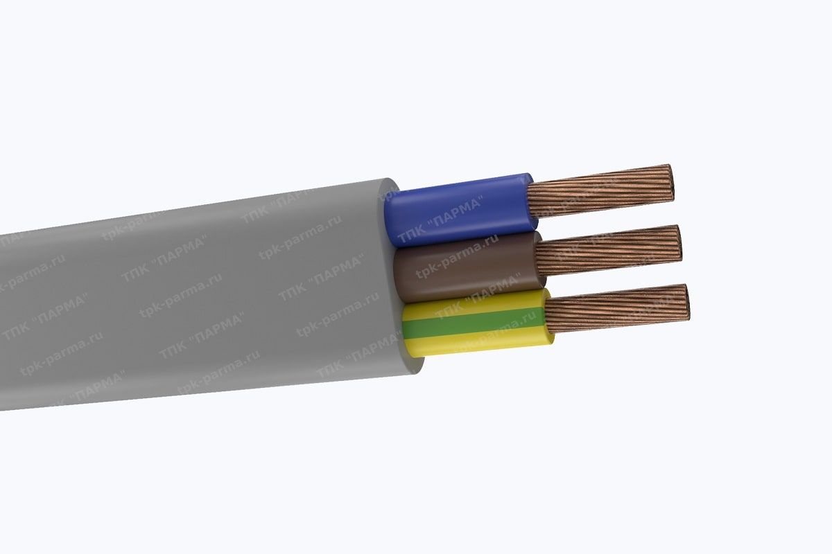 Фотография провода Кабель ПуГВВ-Т 3х2,5